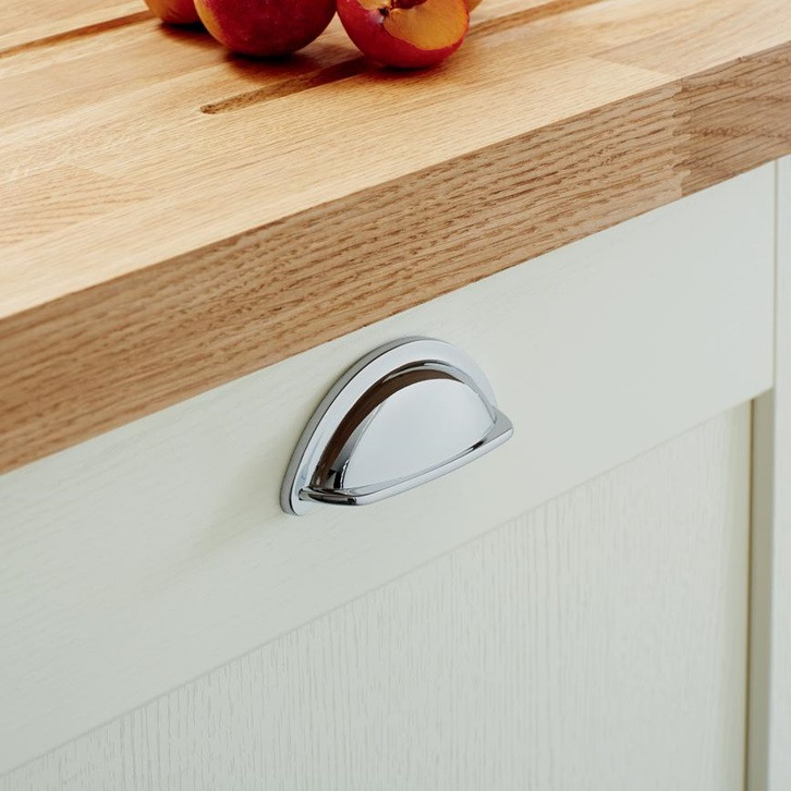 Cup Handles 94mm Polished Chrome Effect - Image 2