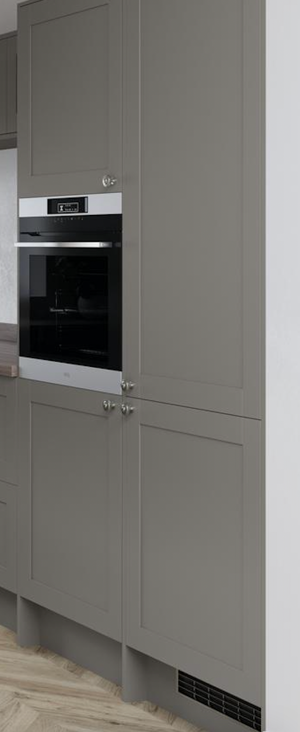 600mm Shaker Style Larder Tower Cabinet (Doors Included) - Image 4
