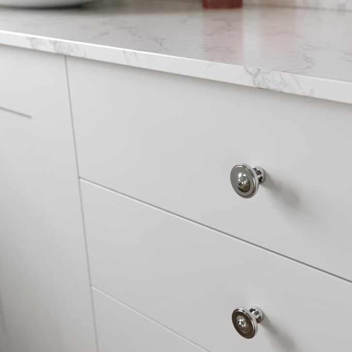 Knob Polished Chrome Effect Handle - Image 2