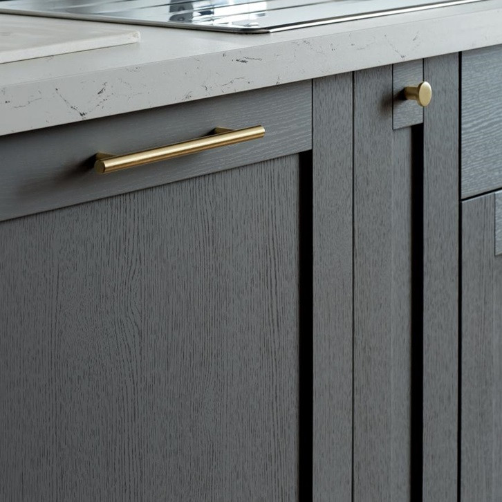 T Bar Handles 230mm Brushed Brass - Image 2