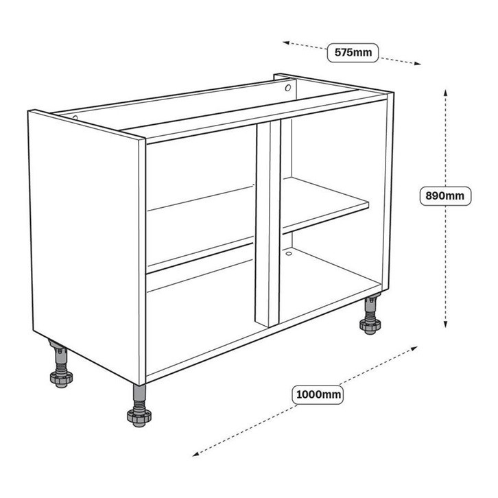 Drawer Shaker Style Kitchen Units (Doors Included) - Image 3