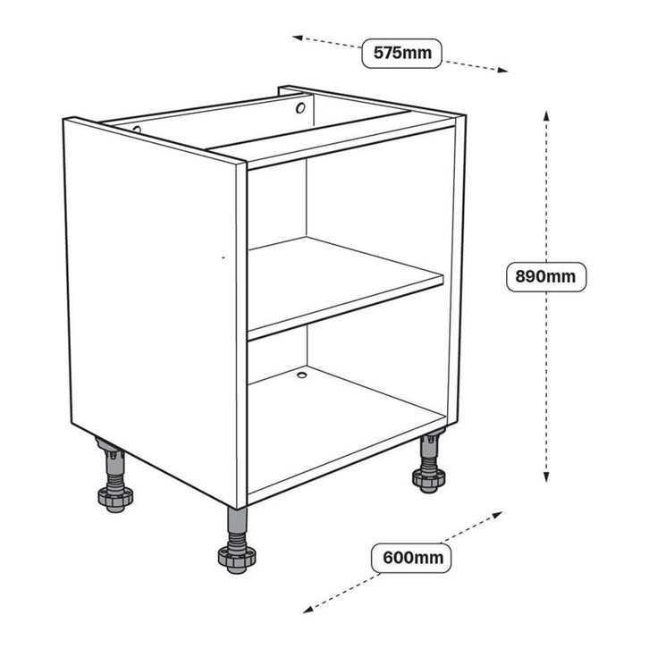 Drawer Shaker Style Kitchen Units (Doors Included) - Image 4