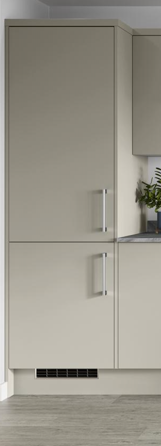 500mm Matt Slab Larder Tower Cabinet (Doors Included) - Image 5