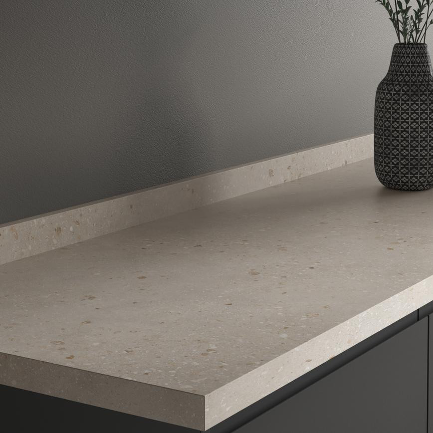 38mm Speckled Stone Square Edge Laminate Worktop - Image 2