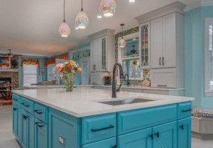 turquoise-kitchen