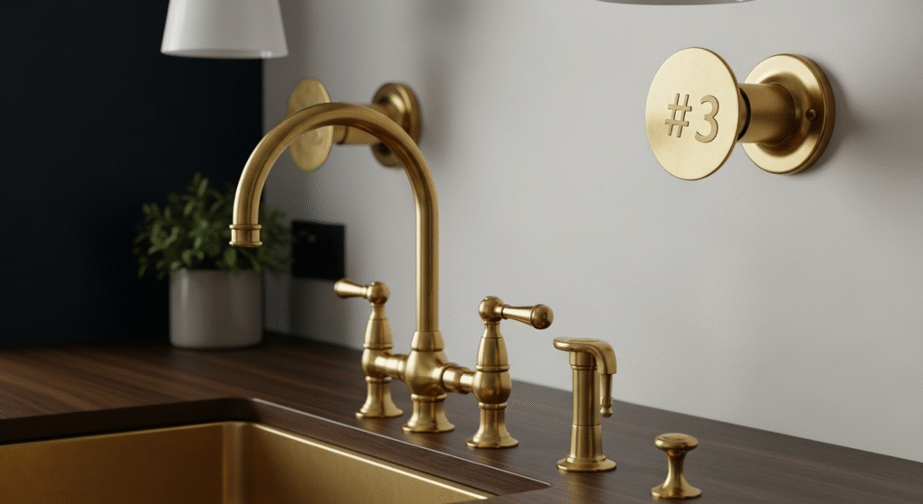 metallic kitchen