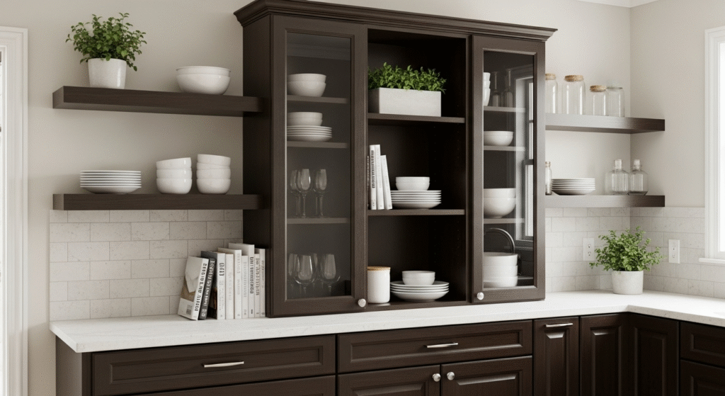 dark-brown-kitchen-cabinets