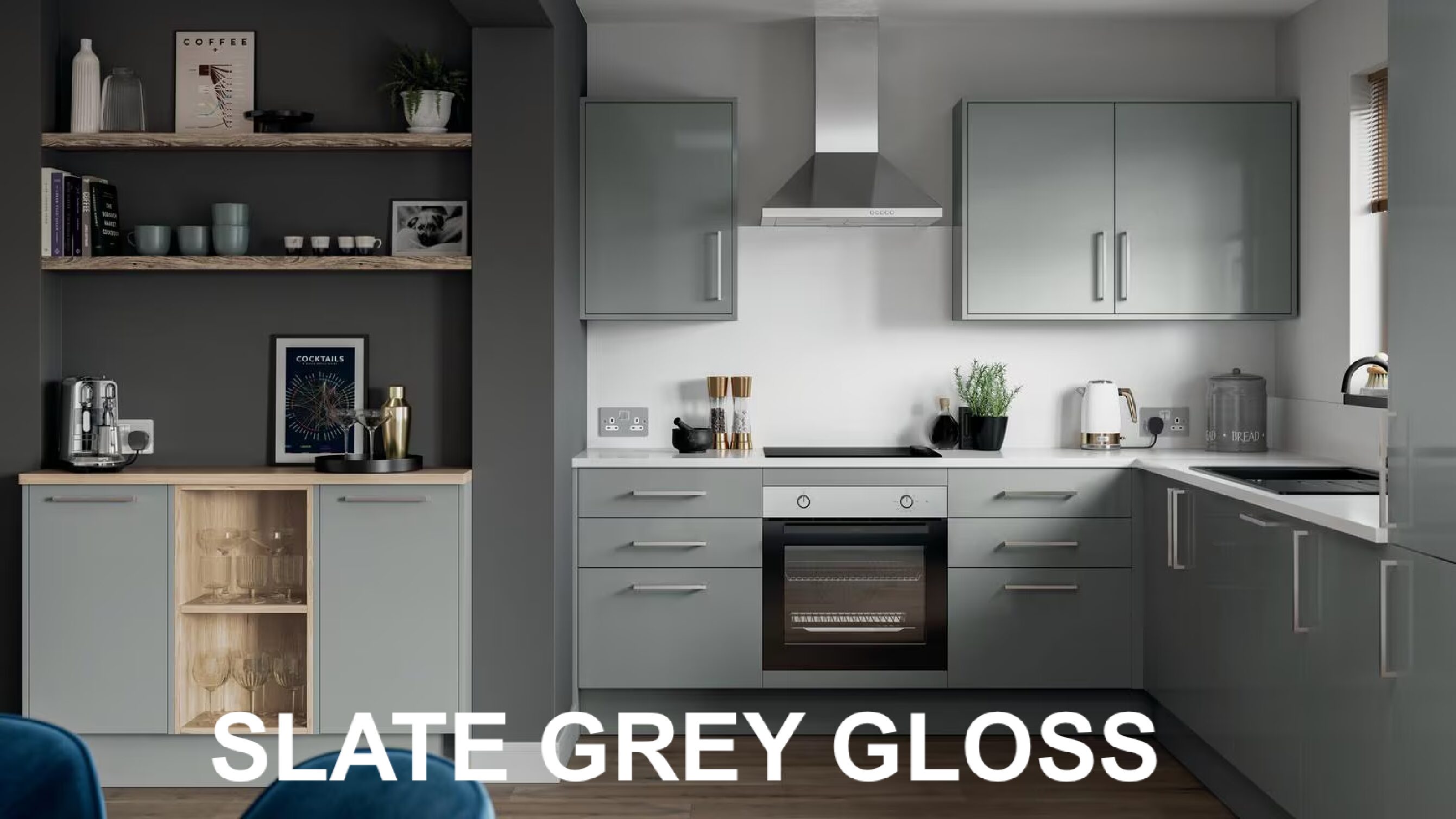 Gloss Slab Kitchen Cabinet Doors And Drawer Fronts (Choose Colour And Sizes) - Image 5