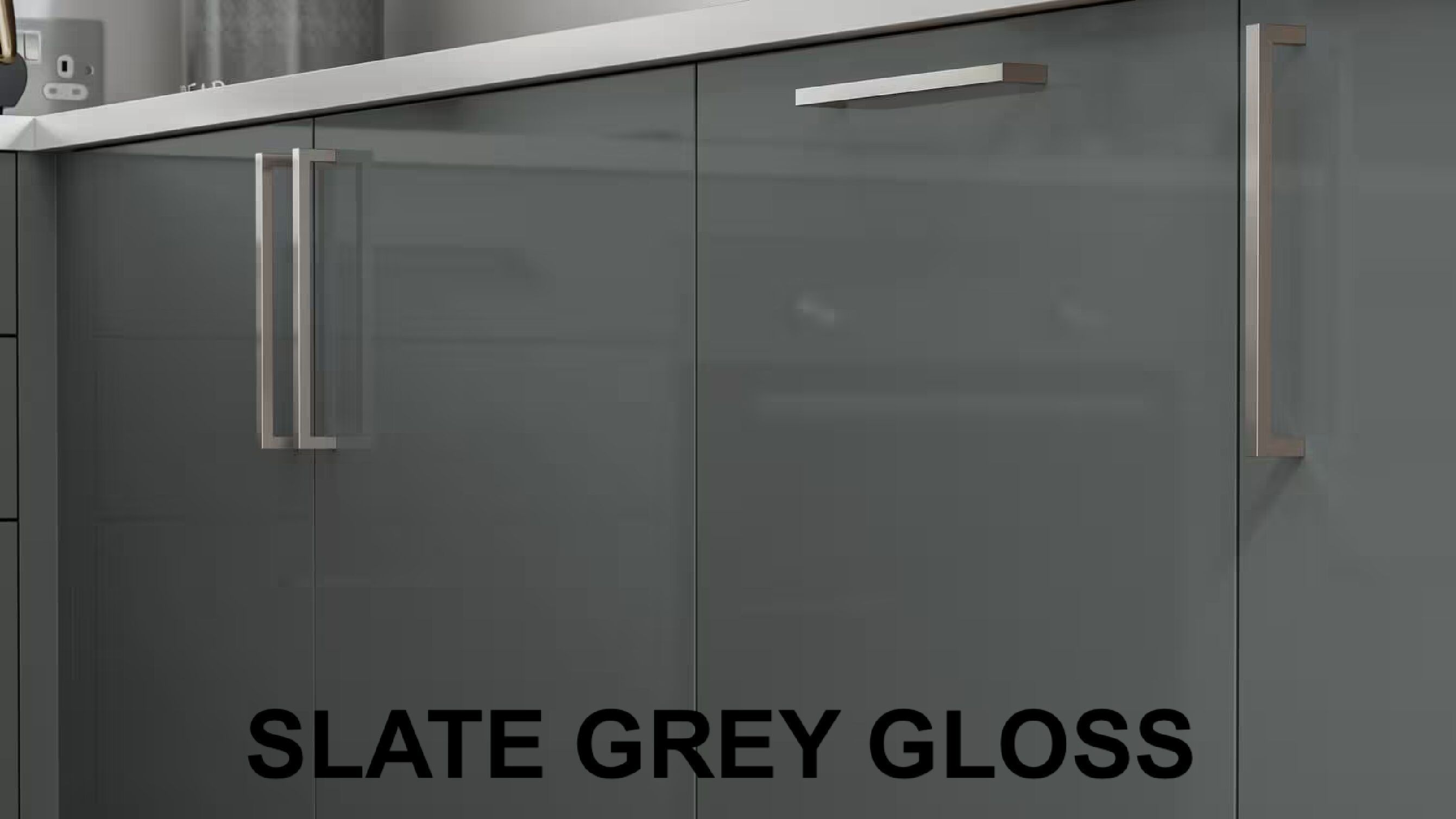Gloss Slab Kitchen Cabinet Doors And Drawer Fronts (Choose Colour And Sizes) - Image 7