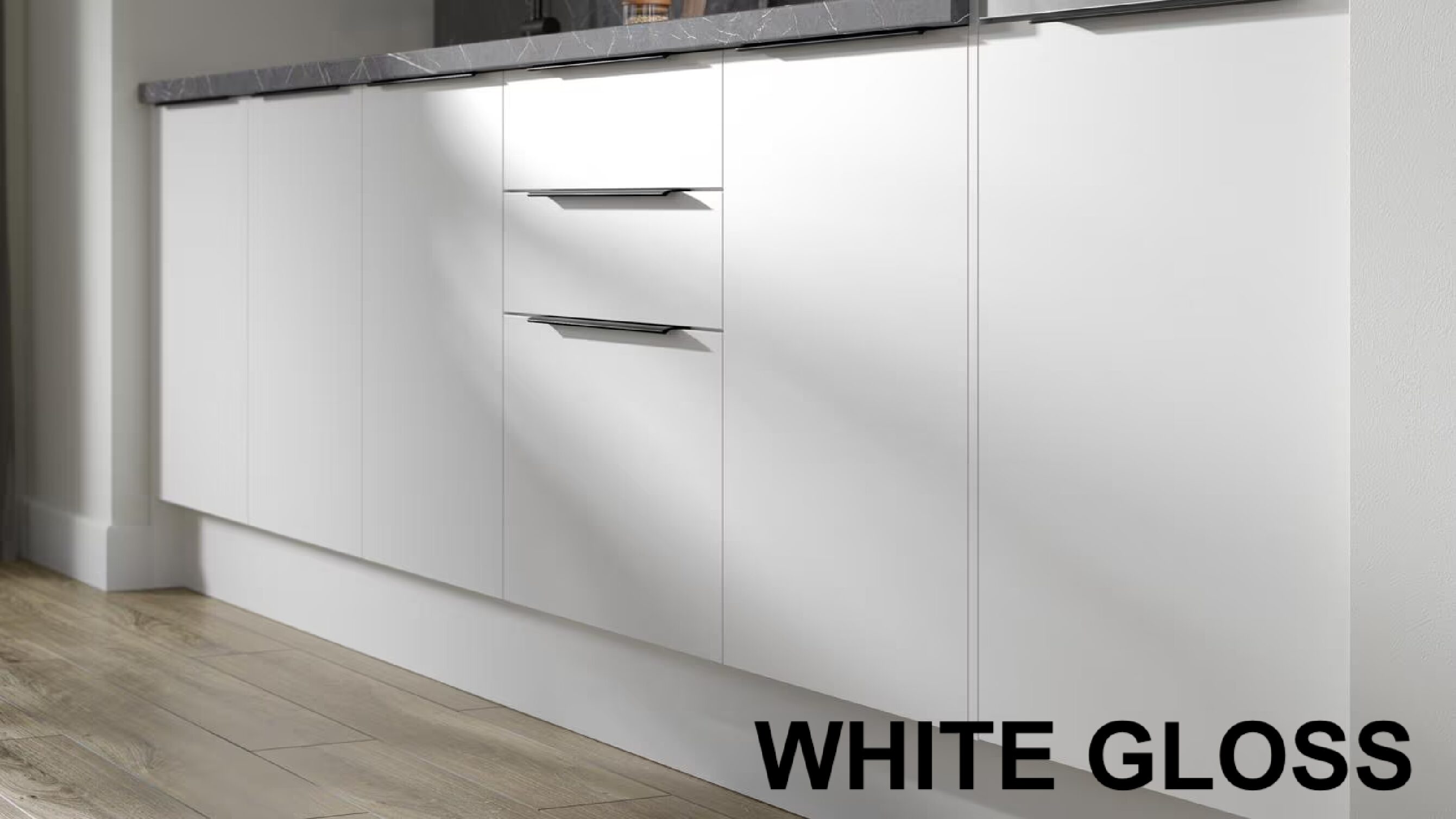 Gloss Slab Kitchen Cabinet Doors And Drawer Fronts (Choose Colour And Sizes) - Image 4