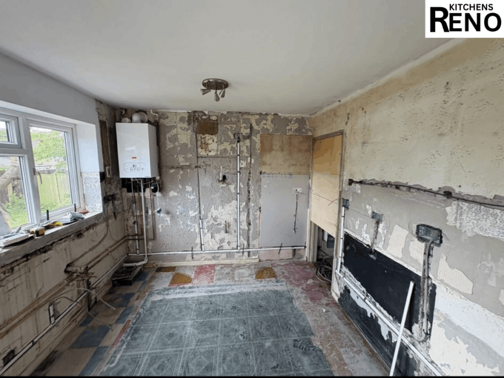 Kitchen Renovation Before & After in Liverpool – Kitchen Preparation Stage
