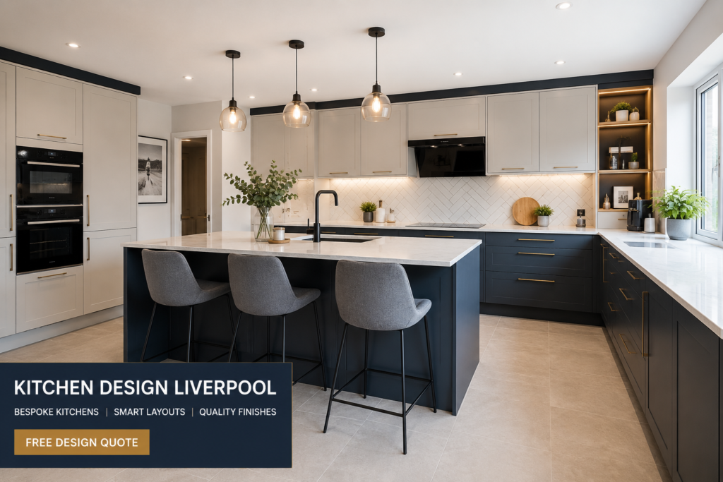 Kitchen Design Liverpool – Bespoke New Kitchen by Reno Kitchens
